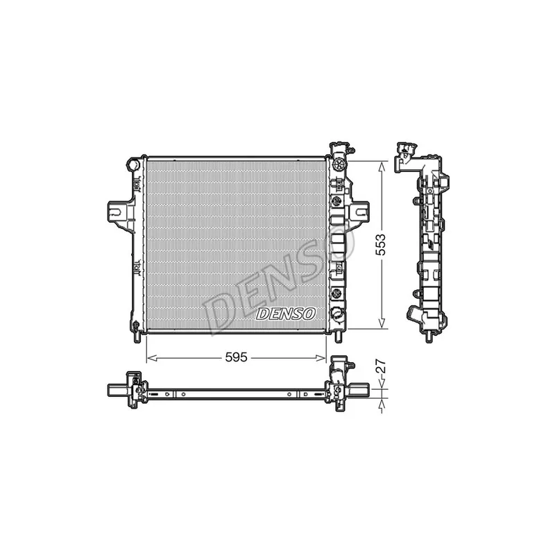 Radiateur, refroidissement du moteur DENSO DRM06032