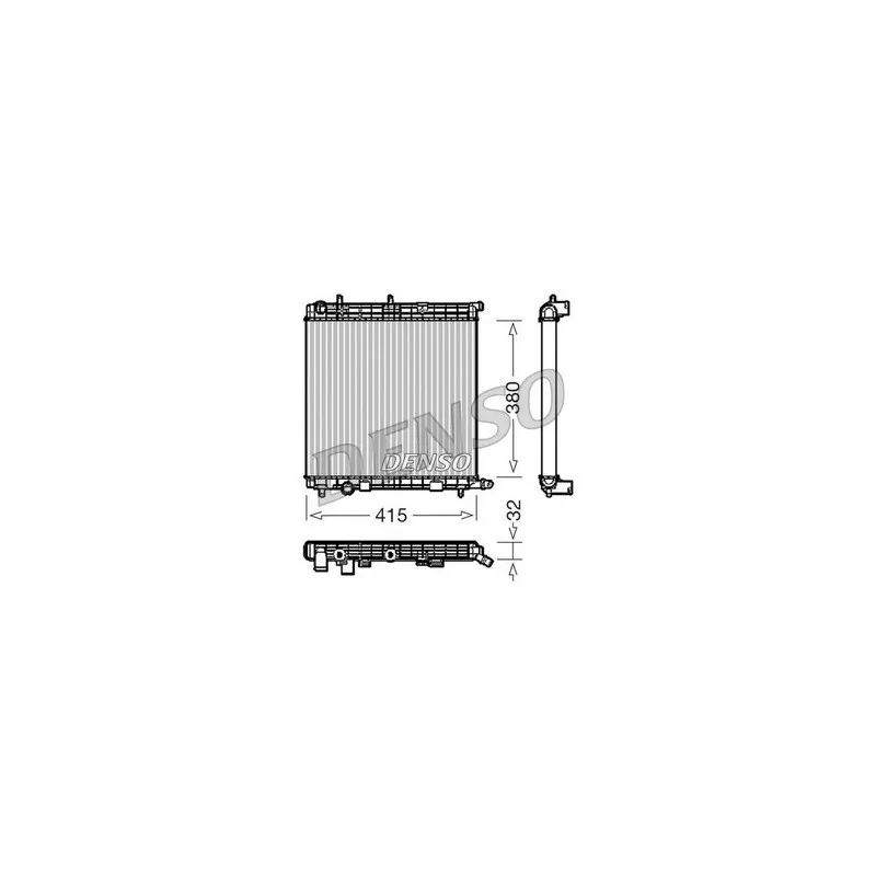 Radiateur, refroidissement du moteur DENSO DRM07010