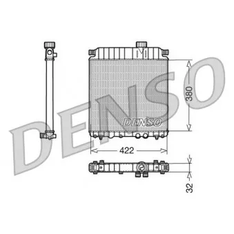 Radiateur, refroidissement du moteur DENSO