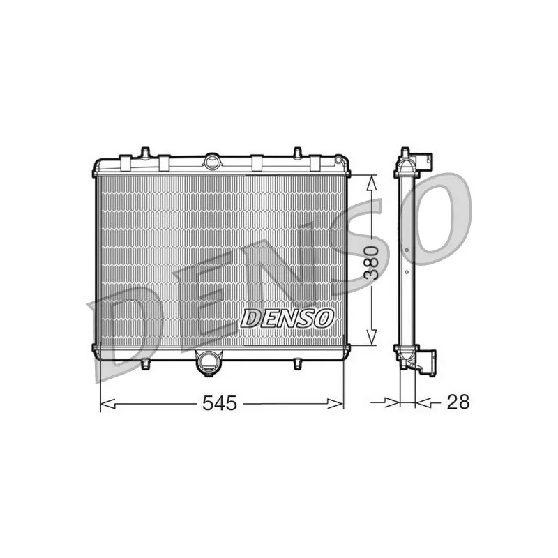 Radiateur, refroidissement du moteur DENSO DRM07060