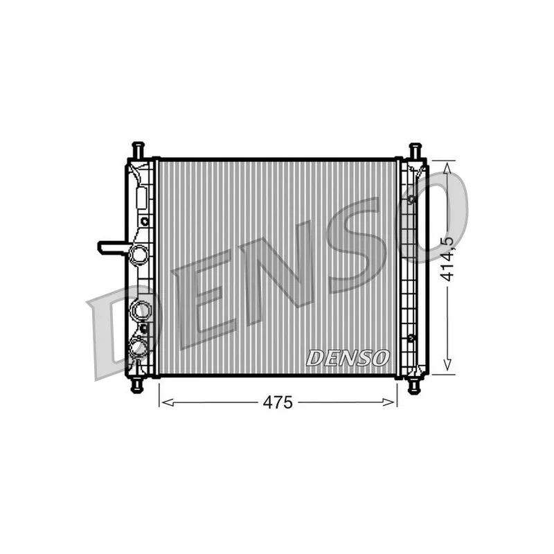 Radiateur, refroidissement du moteur DENSO DRM09034