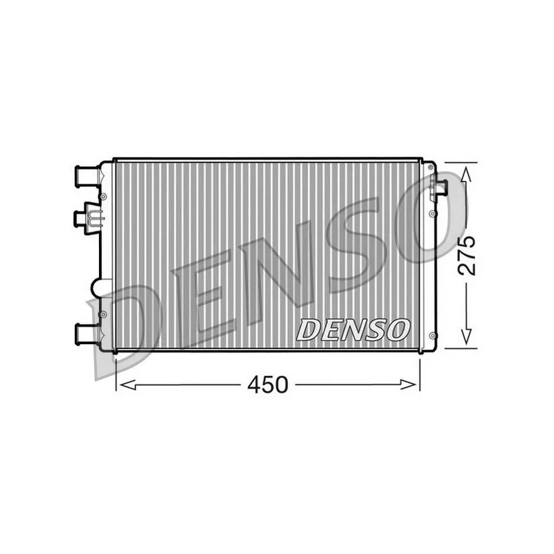Radiateur, refroidissement du moteur DENSO DRM09042