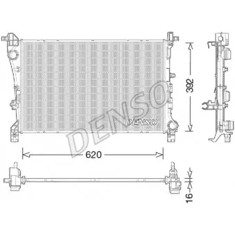Radiateur, refroidissement du moteur DENSO