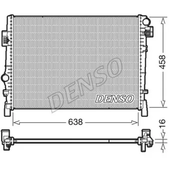 Radiateur, refroidissement du moteur DENSO