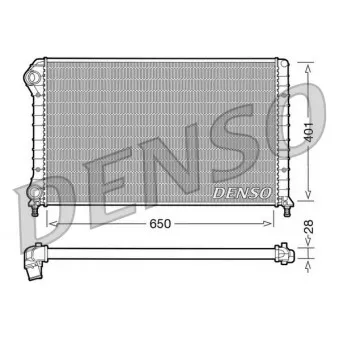 Radiateur, refroidissement du moteur DENSO DRM09061