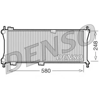 Radiateur, refroidissement du moteur DENSO DRM09083