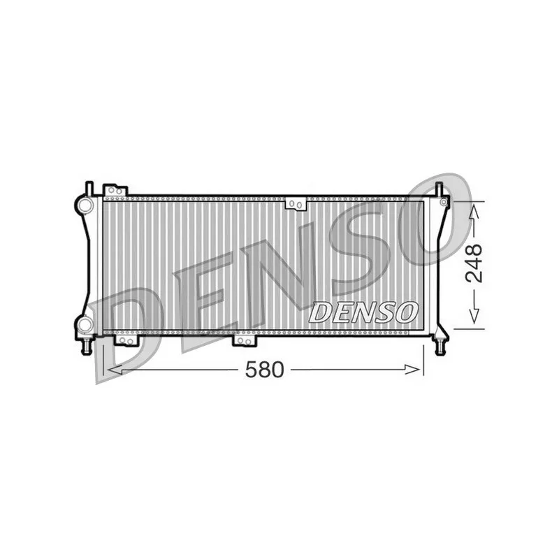 Radiateur, refroidissement du moteur DENSO DRM09083