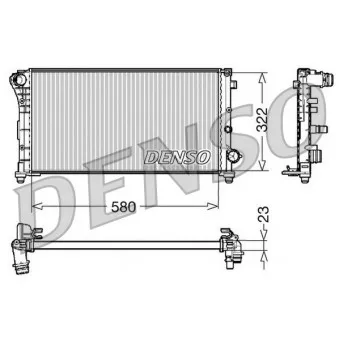 Radiateur, refroidissement du moteur DENSO