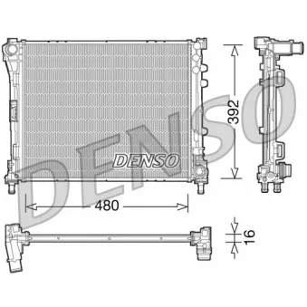 Radiateur, refroidissement du moteur DENSO