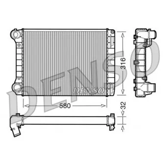 Radiateur, refroidissement du moteur DENSO