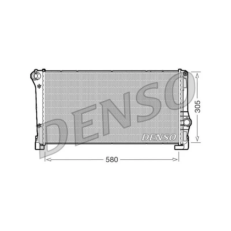 Radiateur, refroidissement du moteur DENSO DRM09104