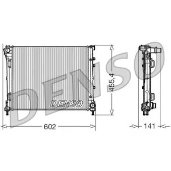 Radiateur, refroidissement du moteur DENSO DRM09160