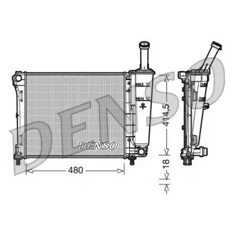 Radiateur, refroidissement du moteur DENSO