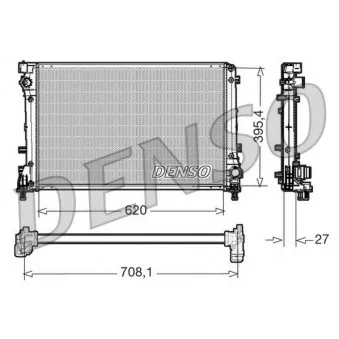 Radiateur, refroidissement du moteur DENSO