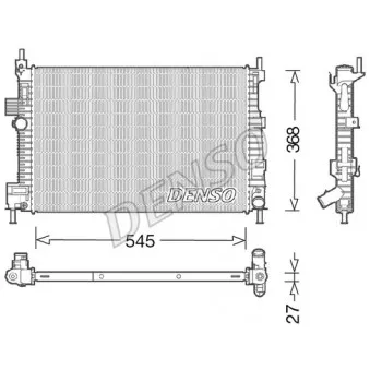 Radiateur, refroidissement du moteur DENSO