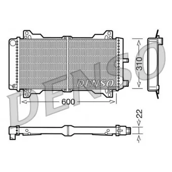 Radiateur, refroidissement du moteur DENSO DRM10013