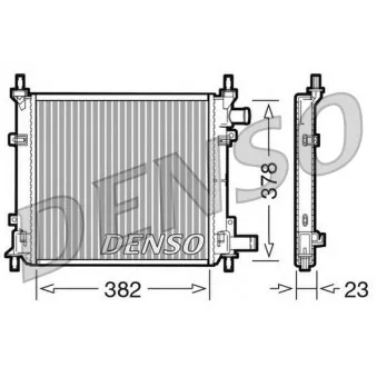 Radiateur, refroidissement du moteur DENSO DRM10060