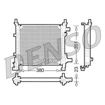 Radiateur, refroidissement du moteur DENSO