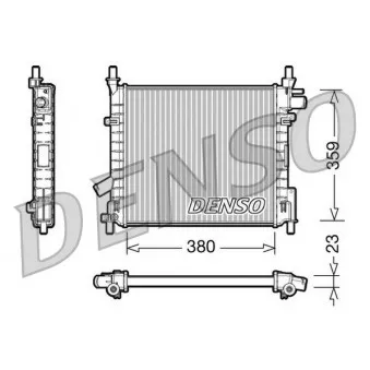 Radiateur, refroidissement du moteur DENSO