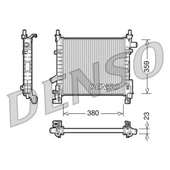 Radiateur, refroidissement du moteur DENSO DRM10063
