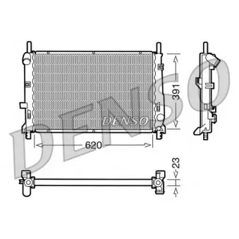 Radiateur, refroidissement du moteur DENSO DRM10070