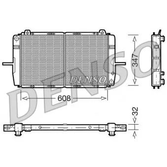 Radiateur, refroidissement du moteur DENSO