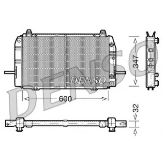 Radiateur, refroidissement du moteur DENSO DRM10084