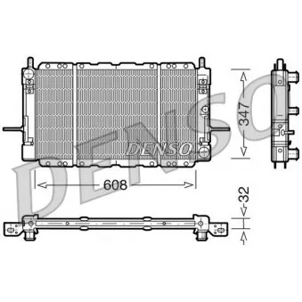 Radiateur, refroidissement du moteur DENSO DRM10085