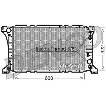 Radiateur, refroidissement du moteur DENSO DRM10096