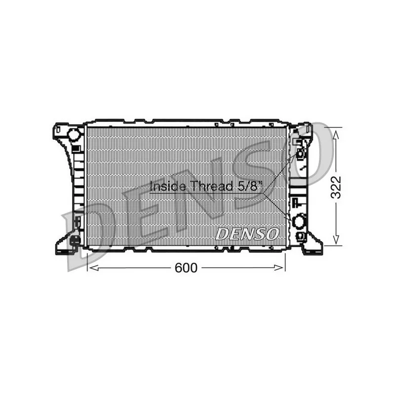 Radiateur, refroidissement du moteur DENSO DRM10096