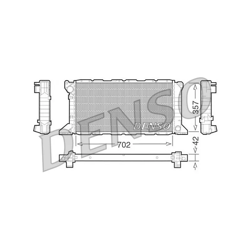 Radiateur, refroidissement du moteur DENSO DRM10099