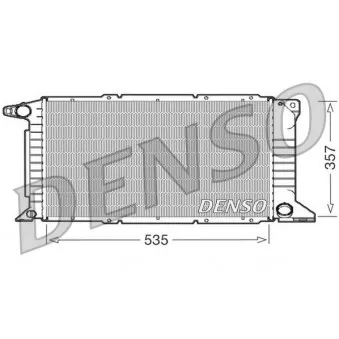Radiateur, refroidissement du moteur DENSO DRM10101