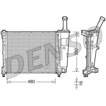 Radiateur, refroidissement du moteur DENSO