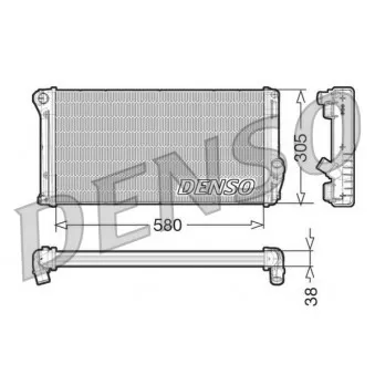 Radiateur, refroidissement du moteur DENSO DRM13020