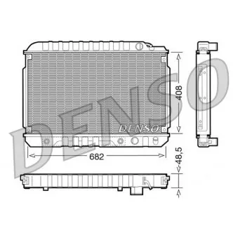 Radiateur, refroidissement du moteur DENSO