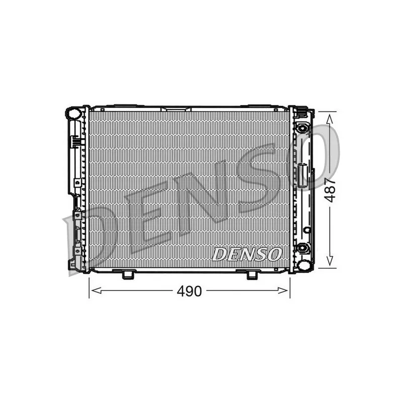 Radiateur, refroidissement du moteur DENSO DRM17004