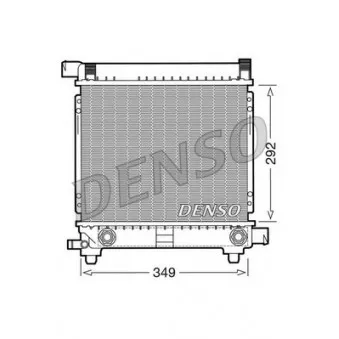 Radiateur, refroidissement du moteur DENSO DRM17027