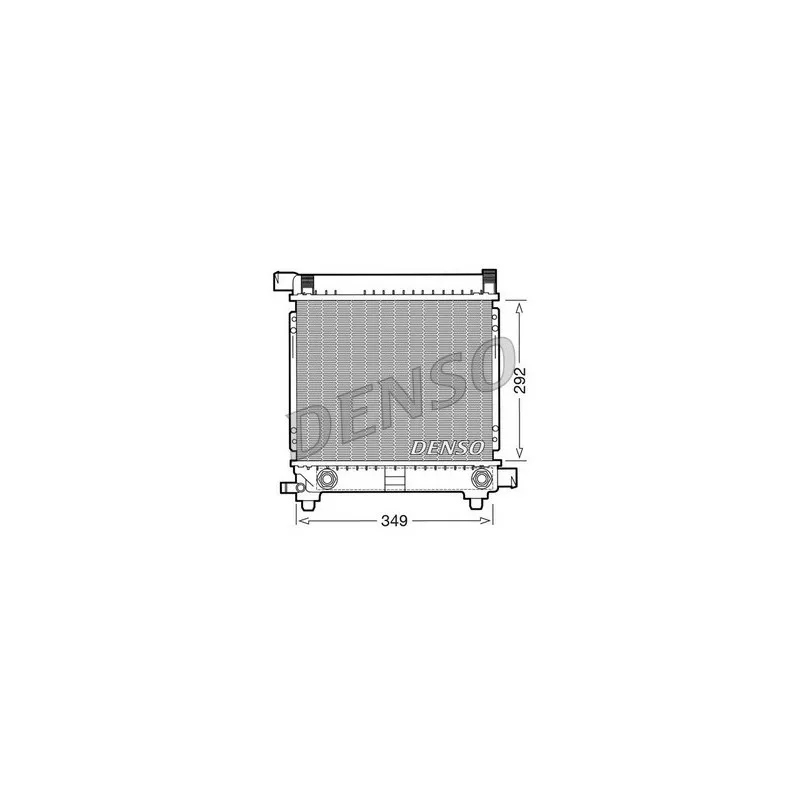 Radiateur, refroidissement du moteur DENSO DRM17027