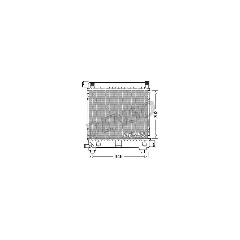 Radiateur, refroidissement du moteur DENSO DRM17028