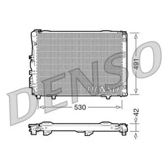 Radiateur, refroidissement du moteur DENSO DRM17030