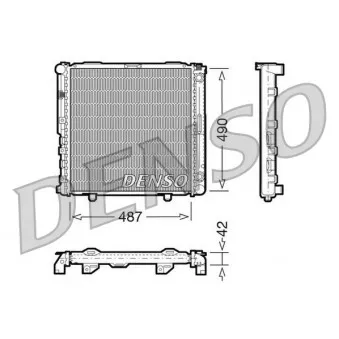 Radiateur, refroidissement du moteur DENSO DRM17031