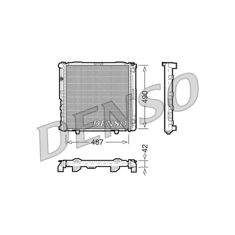 Radiateur, refroidissement du moteur DENSO DRM17031