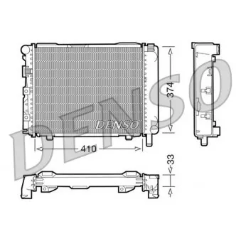 Radiateur, refroidissement du moteur DENSO DRM17062