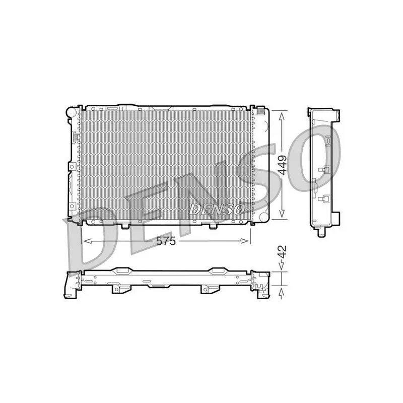 Radiateur, refroidissement du moteur DENSO DRM17065
