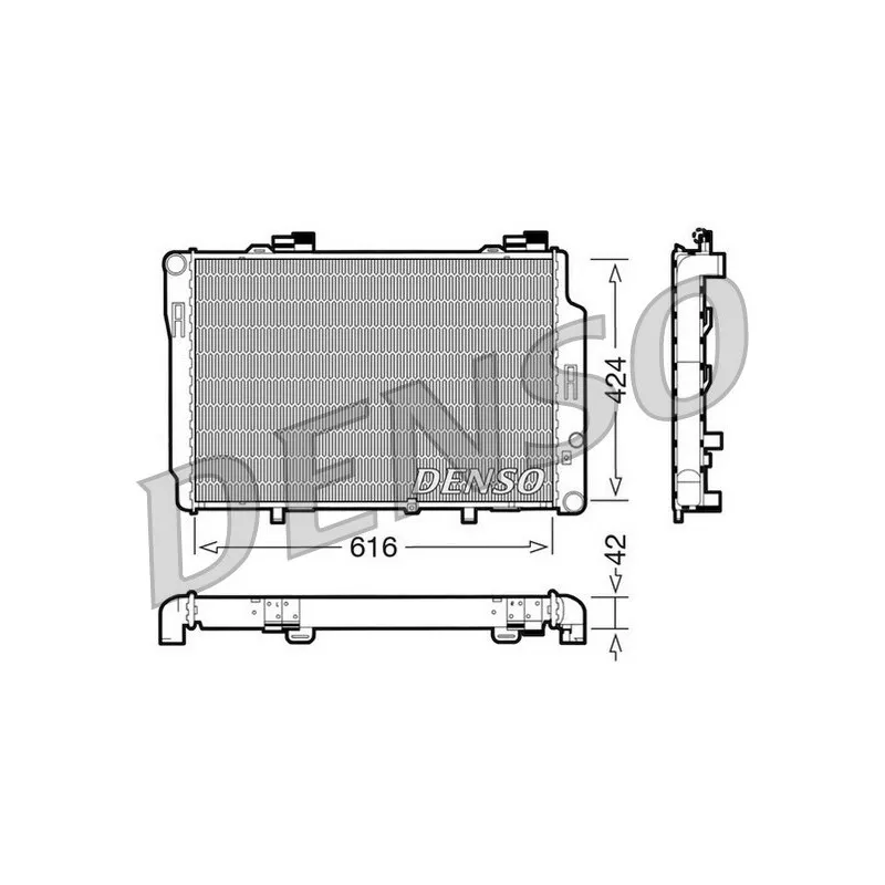 Radiateur, refroidissement du moteur DENSO DRM17072