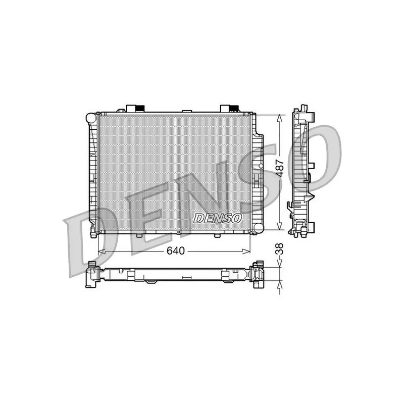Radiateur, refroidissement du moteur DENSO DRM17085