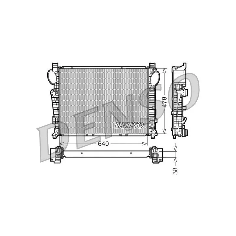 Radiateur, refroidissement du moteur DENSO DRM17094