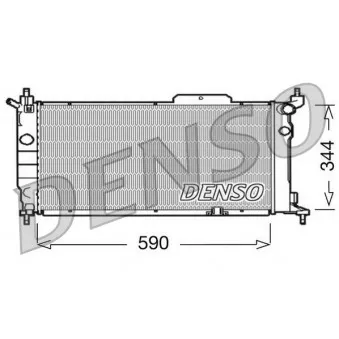 Radiateur, refroidissement du moteur DENSO DRM20013
