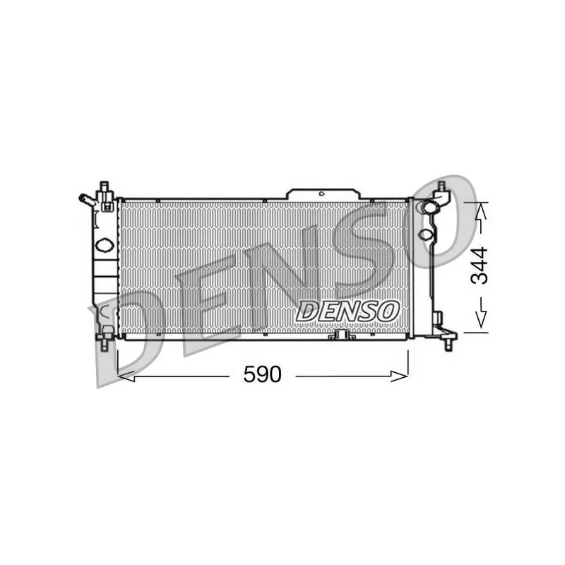 Radiateur, refroidissement du moteur DENSO DRM20013