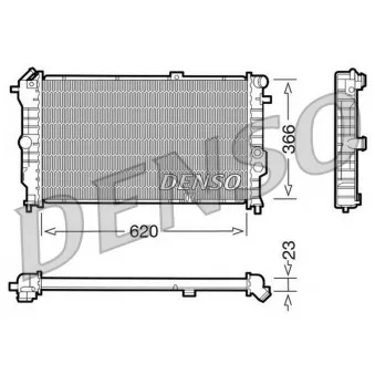 Radiateur, refroidissement du moteur DENSO DRM20020